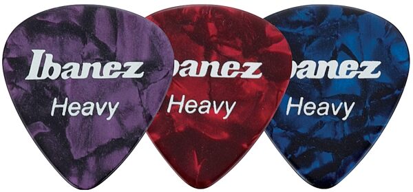 Ibanez C161H Standard Heavy Guitar Picks, Assorted Dark Colors