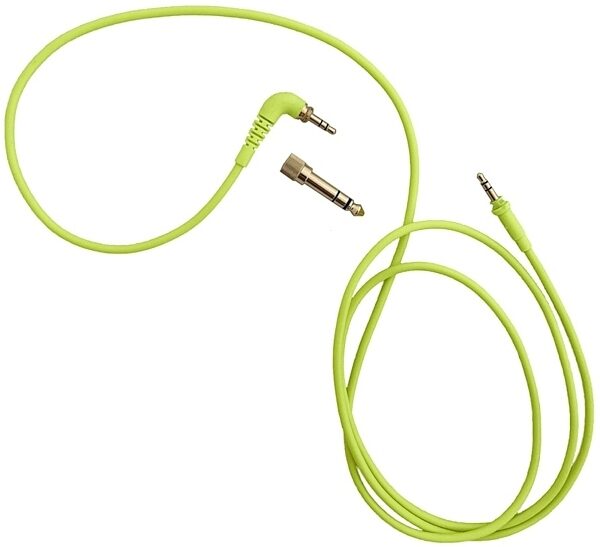 AIAIAI C19 Straight Neon Cable (with Adapter), 5 foot, Action Position Back