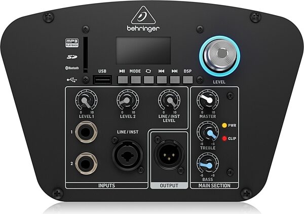 Behringer C210 Powered Column Loudspeaker, Action Position Back