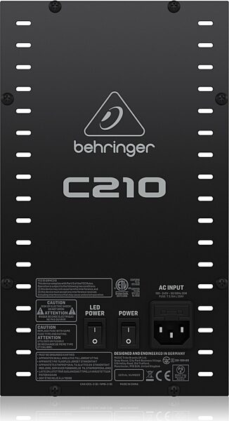 Behringer C210 Powered Column Loudspeaker, Action Position Back