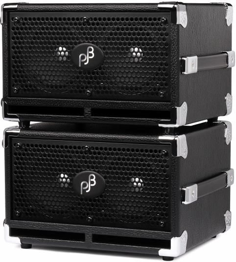Phil Jones Bass C2 Bass Speaker Cabinet (200 Watts, 2x5"), Red, 8 Ohms, Action Position Front