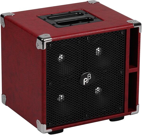 Phil Jones Bass C4 Compact Bass Speaker Cabinet, Red, 8 Ohms, Action Position Back