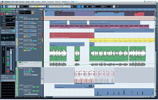 Steinberg Cubase Studio 5 Recording Software (Macintosh and Windows), Screenshot