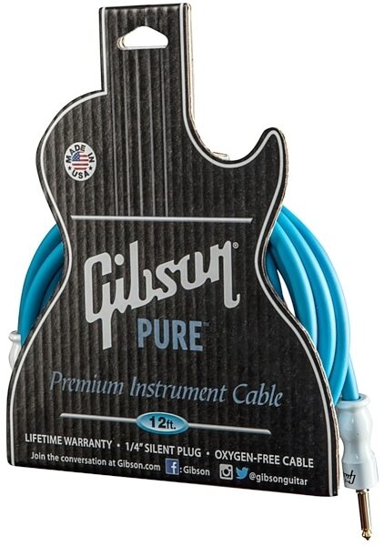 Gibson Pure Instrument Cable, Blue