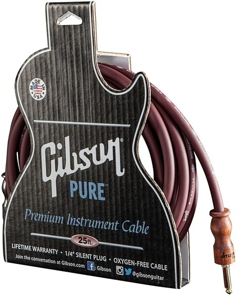 Gibson Pure Instrument Cable, Cherry