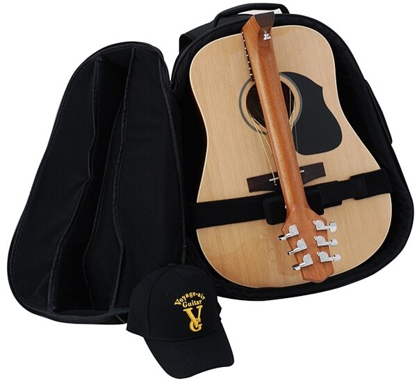 Voyage-Air VAOM-04 Folding Orchestra Acoustic Guitar with Gig Bag, In Bag