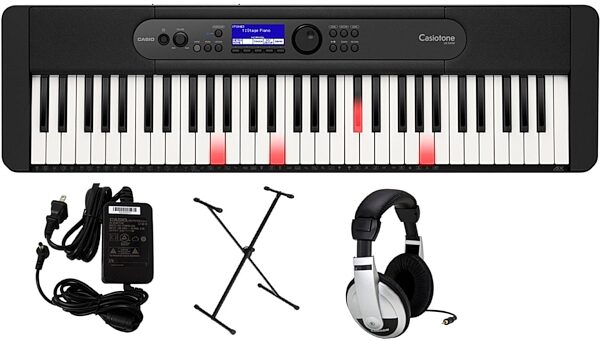Casio LK-S450 Casiotone Portable Electronic Keyboard with Lighted Keys, Premium Pack, Stand, AC Adapter, Headphones, view