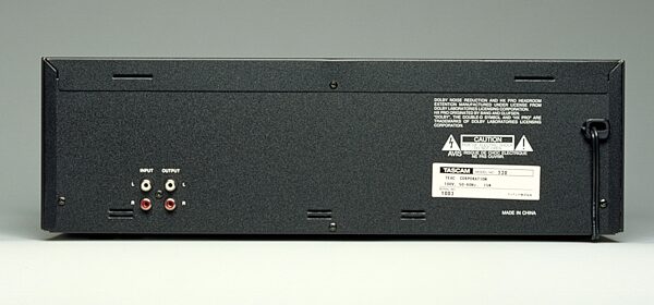 TASCAM 130 Three Head Cassette Deck, Back Panel