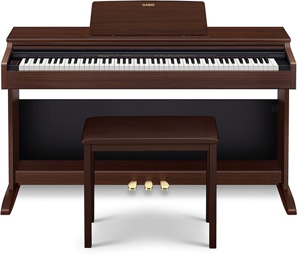Casio AP-270 Celviano Digital Piano (with Bench), Brown, Action Position Back