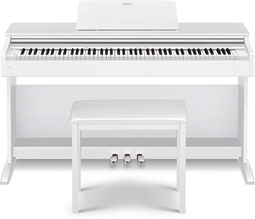 Casio AP-270 Celviano Digital Piano (with Bench), White, AP-270WE, Action Position Back