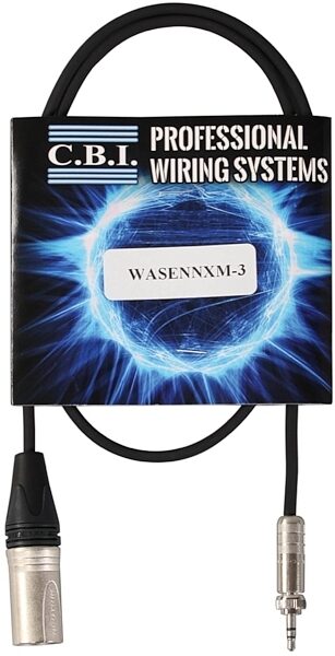 CBI WASENNXM3 XLR-Male to Locking Mini Transmitter Cable, Main