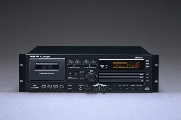 TASCAM CDA630 Combo 3xCD Player with Cassette, Main