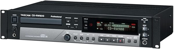 TASCAM CDRW900 CD Recorder with MP3 Playback, Angle