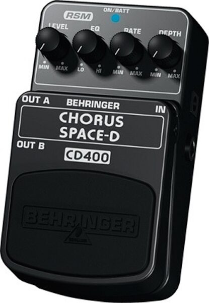 Behringer CD400 Chorus Space-D Pedal, Right