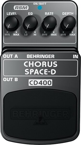 Behringer CD400 Chorus Space-D Pedal, Main