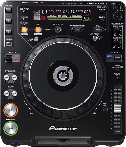 Pioneer CDJ-1000 MK3 DJ CD/MP3 Player, Top