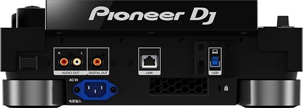 Pioneer DJ CDJ-3000 Professional Media Player, Black, Rear