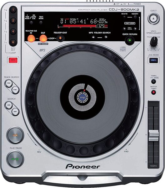 Pioneer CDJ-800MK2 DJ CD/MP3 Player, Top