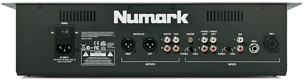 Numark CDMix Bluetooth CD/MP3 Player, Back