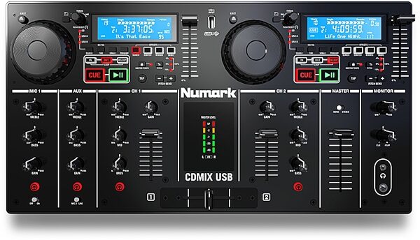 Numark CDMix USB DJ Player System, Top