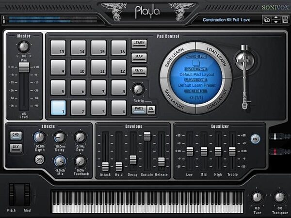 SONiVOX Playa Hip-Hop Virtual Instrument, Main