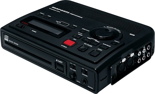 Marantz CDR310 Portable Flash/CD Recorder, Angle