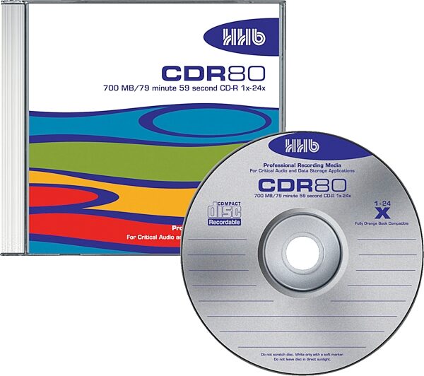 HHB CDR80 Silver Phthalocyanine CD (80 Minutes), Main