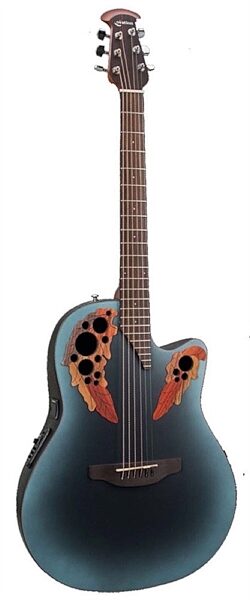 Ovation CE44 Celebrity Elite Acoustic-Electric Guitar, Reverse Blue Burst