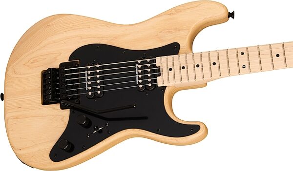Charvel Pro Mod So Cal Style 1 HH FR Electric Guitar, Maple Fingerboard, Natural Ash, Action Position Back