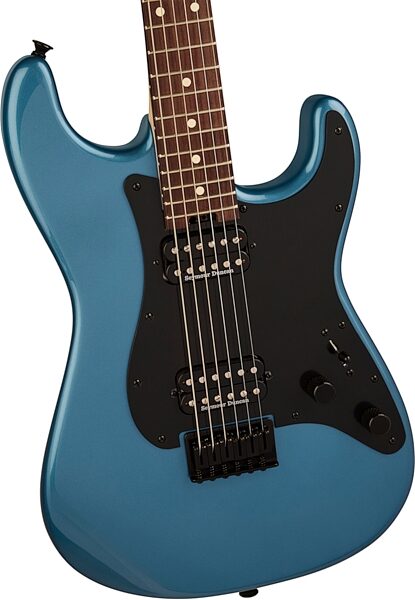 Charvel Pro-Mod So-Cal 1 HH HT Electric Guitar, with Rosewood Fingerboard, Pelham Blue, Action Position Back