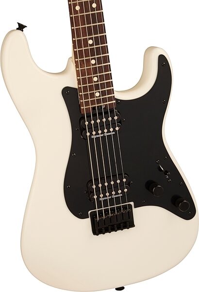 Charvel Pro-Mod So-Cal 1 HH HT Electric Guitar, with Rosewood Fingerboard, Snow White, Action Position Back
