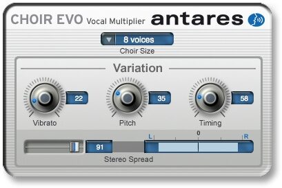 Antares Auto-Tune Vocal Studio Pitch Correcting Software (Mac and Windows), Screenshot - AVOX Evo (Choir Evo)