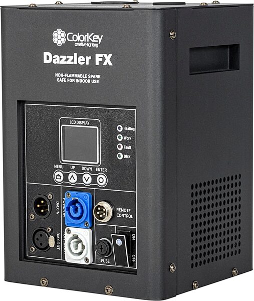 ColorKey Dazzler FX Cold Spark Machine, Action Position Back