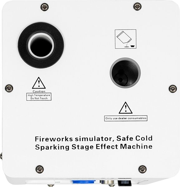 ColorKey Dazzler FX Cold Spark Machine, White, 2-Pack with Case, Action Position Control Panel