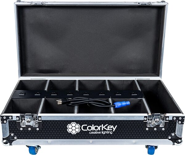 ColorKey MobilePar Mini HEX 4 Charging Road Case, New, Action Position Front