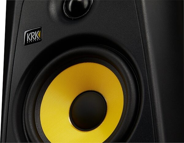 KRK Classic 5 Professional Active 2-Way Studio Monitor, Single Speaker, Detail Side