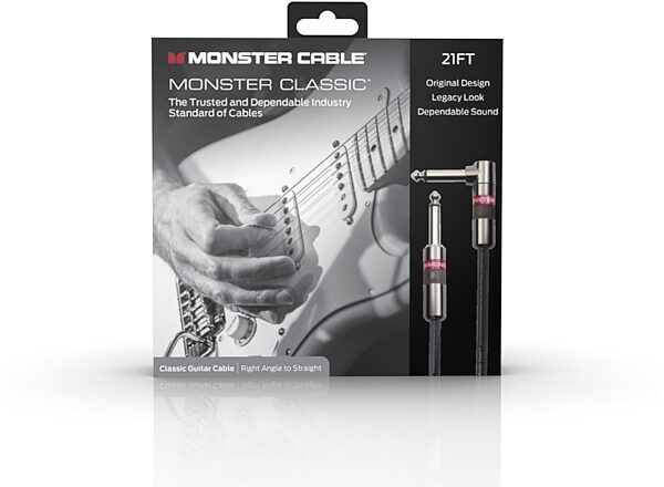 Monster Cable Classic Right-Angle to Straight Instrument Cable, Main