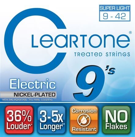 Cleartone Electric Guitar Strings, 9409