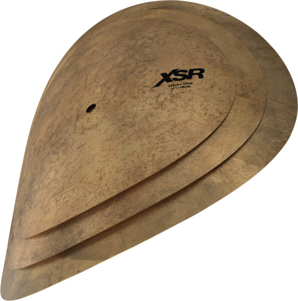 Sabian XSR Effecks Clap 3 Cymbal Stack, New, Action Position Back