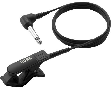 Korg CM-200 Clip-On Contact Microphone, Black