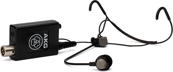 AKG CM311 Headworn Condenser Microphone, CM311-A, with Standard-Size XLR Connector and Preamp Module, Preamp Module