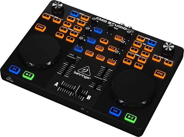 Behringer CMD STUDIO 2A DJ Controller and Audio Interface, Right