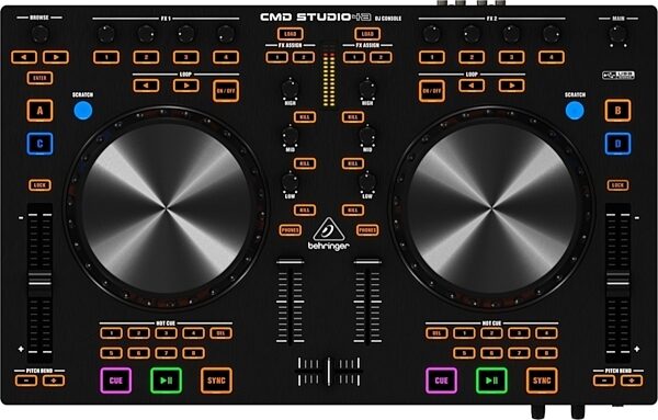 Behringer CMD Studio 4A DJ Controller and Audio Interface, Top