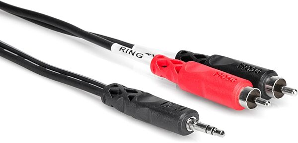 Hosa CMR-200 1/8" Stereo to Dual RCA Cable, 25 foot, CMR-225, Action Position Back