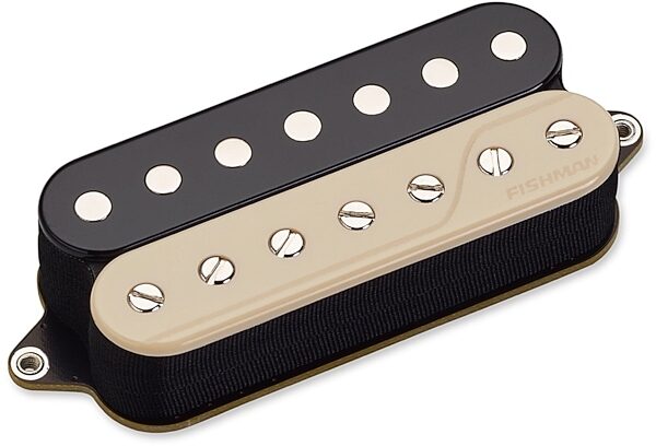 Fishman Open Core Fluence Classic Humbucker 7-String Pickup, Zebra, Bridge, Main