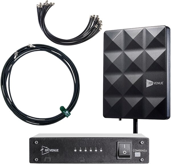 RF Venue COMB6CP-STAGE 6-Channel IEM Antenna Pack, New, Action Position Back