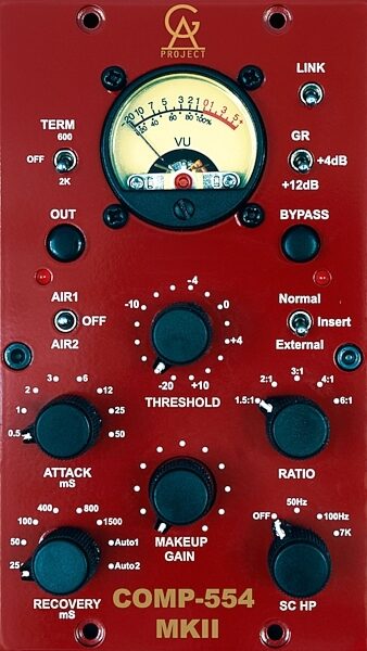 Golden Age Project COMP-554 MK2 500 Series Compressor, Action Position Front