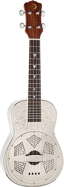 Luna Tiki Concert Resonator Ukulele, Main