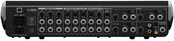 Behringer XENYX CONTROL1USB Studio Control and Communication Center, Rear