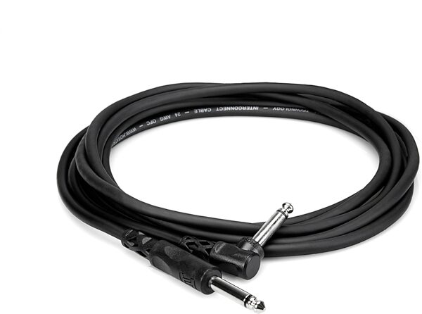 Hosa CPP-103R Unbalanced Interconnect Cable (with Right Angle), 3 foot, Action Position Back